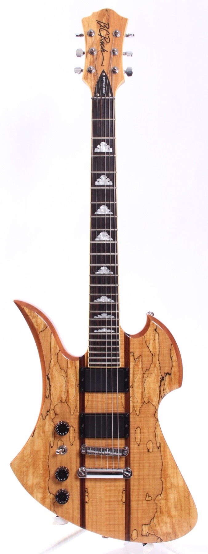 B.c. Rich Mockingbird Exotic Classic Lefty 2010 Natural Guitar For