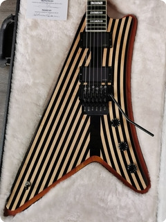 Gibson Zakk Wylde Moderne Of Doom Limited Run Serial# 003 Of 250 With Floyd Rose & Emg Excellent  2014 Striped