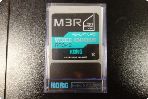 Korg Korg M3r Memory Card Ppc 12 World Omnibus 1989