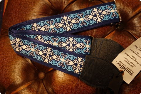 Souldier Souldier Constantine Guitar Strap Blue / Turquoise