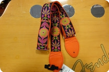 Souldier Souldier Daisy Orange Guitar Strap