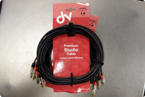 Stagg Stagg Ntc6r Premium Studio Cable Cinch 20ft ( 6m ) Set Of 2