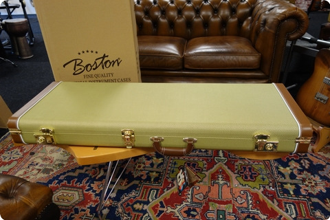 Boston Boston California Series Electric Guitar Case Vintage Tweed