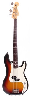 Squier Precision Bass Silver Series 1993 Sunburst