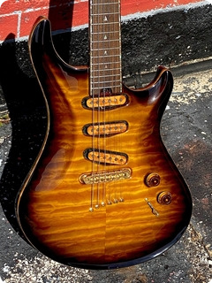 Warrior Guitars Dran Michael Prototype 2001 Tobacco Sunburst 