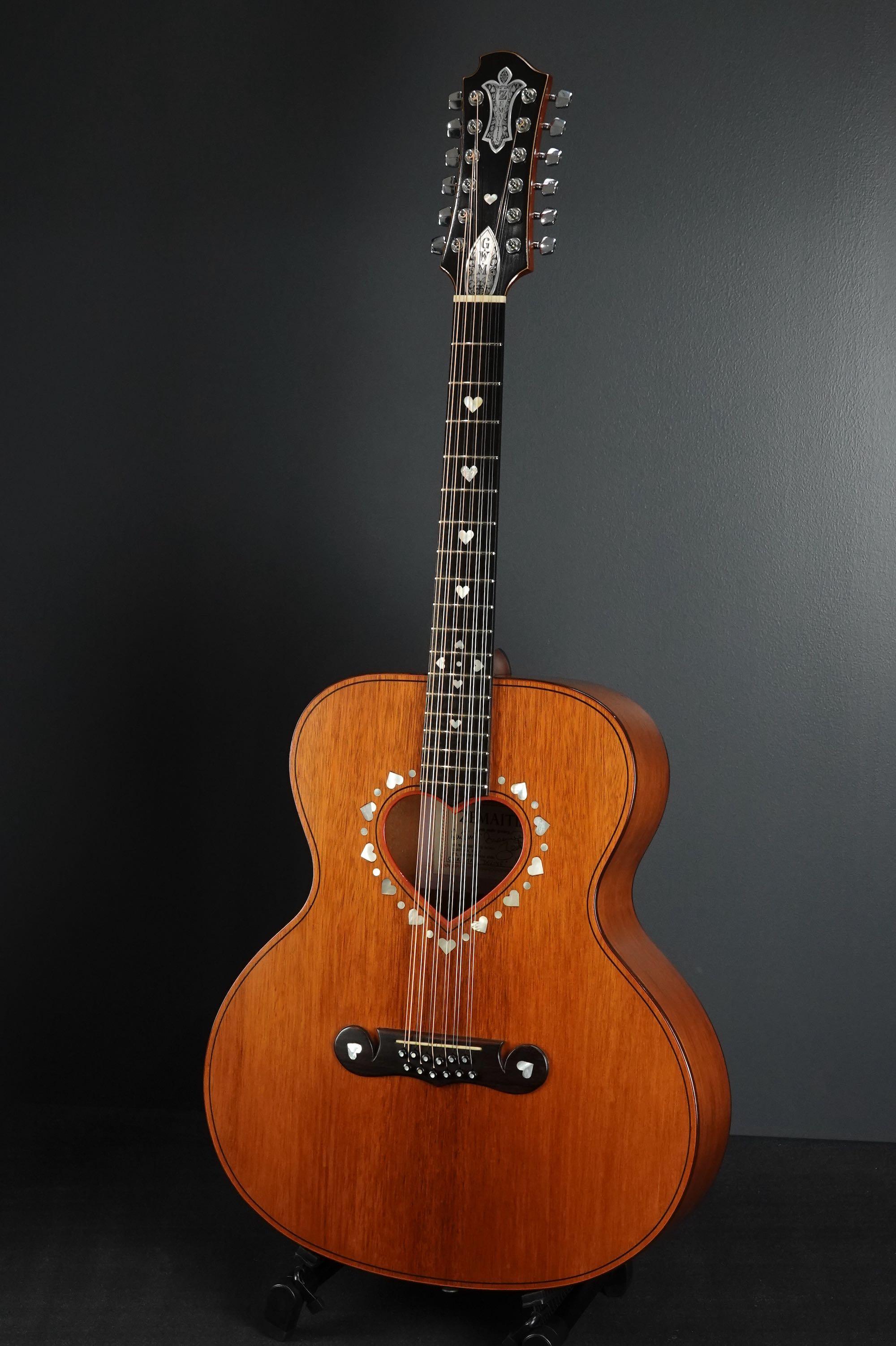 Zemaitis 12 Strings Custom Guitar 1986 Natural Guitar For Sale BlueG