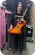Hamer Sunburst Explorer Ex GUNS 'N' ROSES 2000-Cherry Sunburst