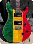 Paul Reed Smith Guitars Custom 24 Rasta 10 Top 1992 Rasta Finish