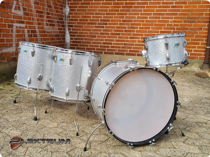 Ludwig Vintage 1971 Silver Sparkle