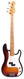 Fender Precision Bass '57 / 58 Reissue Extrad 1990-Sunburst