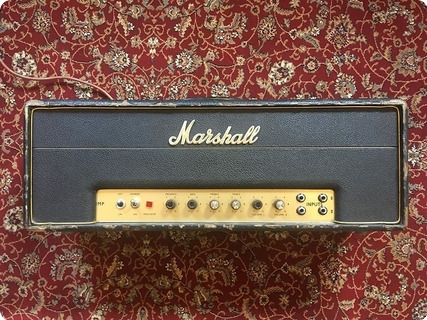 Marshall Jmp Plexi 50 Head 1968 Black