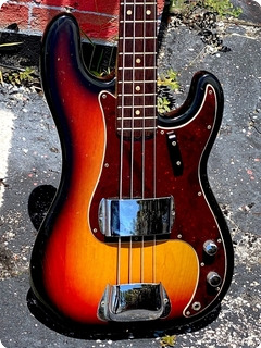 Fender Precision Bass  1969 Sunburst Finish