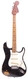 Fender Stratocaster 1971-Black Over Olympic White