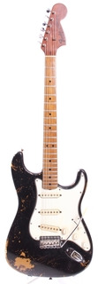 Fender Stratocaster 1971 Black Over Olympic White