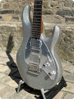 Ernie Ball Music Man Silhouette Bfr 2020 Silver Flake Sparkle