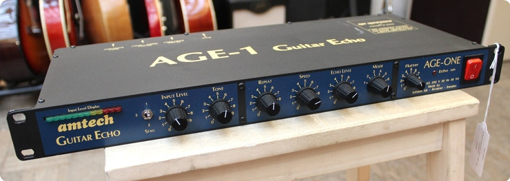 Amtech Guitar Echo AGE ONE Effect For Sale Oscar Guitars