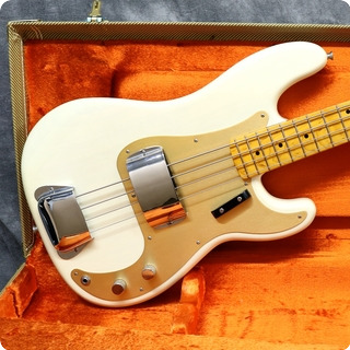 Fender American Vintage '57 Precision 2009 White/blonde