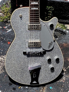 Gretsch 6129 Silver Jet Reissue  1989 Silver Sparkle Finish