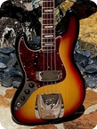 Fender-Jazz Bass Left-Handed-1970-Sunburst Finish