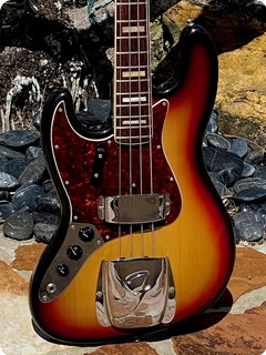 Fender Jazz Bass Left Handed 1970 Sunburst Finish