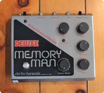 Electro Harmonix Deluxe Memory Man 1990 Silver