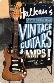 Fender Stratocaster Hardtail / Custom Color Brown 1974