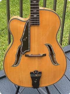 Boz0 Arch Top Left Handed 2000 Blonde Finish