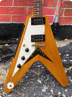 Max Guitars Flying V '58 Relic Left Handed 1990 Korina Finish 