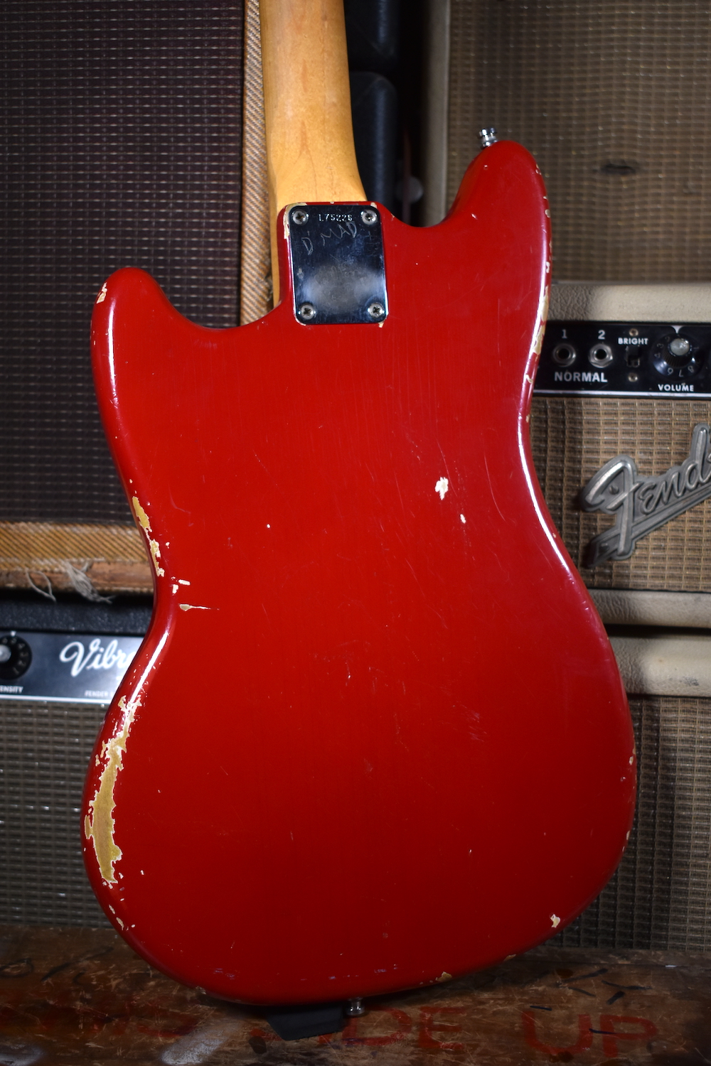 Fender Mustang 1965 Dakota Red Guitar For Sale CescosCornerGuitars
