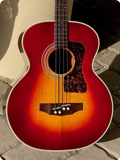 Guild B 30 Acoustic Electric Bass  1988 Cherry'burst Finish