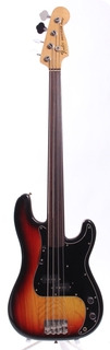 Fender Precision Bass Fretless Lightweight 1979 Sunburst