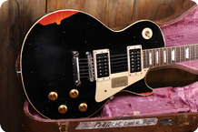 Gibson Les Paul Custom Shop Black Over Cherry Sunburst 2017 Black Over Cherry Sunburst 