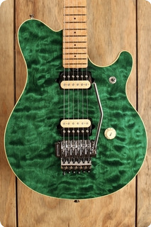 Ernie Ball Music Man Van Halen Evh Signature Green Quilted