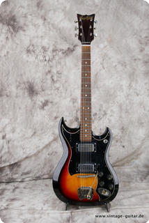 Hagstrom Hi Ii N 1974 Sunburst