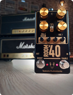 Tsakalis Audioworks Room #40 Overdrive 2021 Black/gold