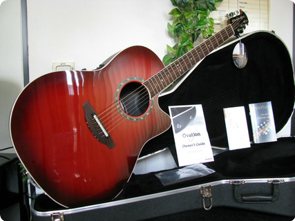Ovation Balladeer Lx 2771 Cherry Red