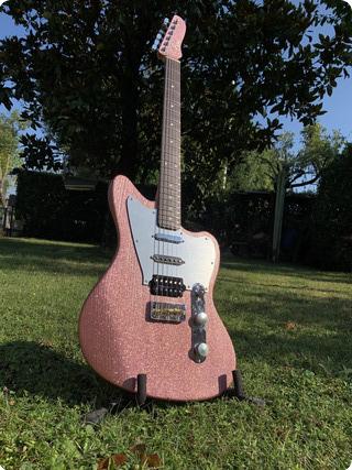 Bona Offset Telemaster Cypress/maple 25,5 Nitro Sandblasted  Sparkle Pink Over Burgundy Mist