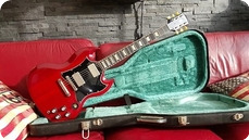 Burny Guitars SG STD RED