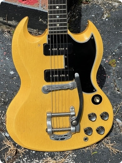 Gibson Sg/les Paul   1961 Tv Yellow Finish 