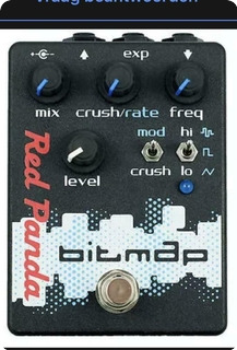 Red Panda Bitmap Crusher Version 1 Black/red