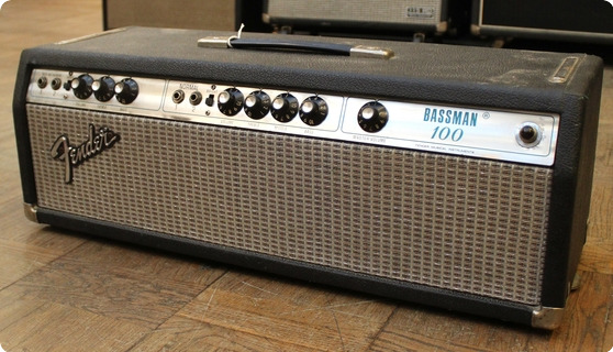 Fender 1975 Bassman 100 Silverface Head 1975