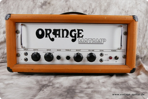 Orange Or100 Matamp 1970 Orange
