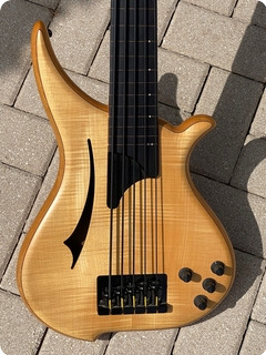 Tune Wb5 Fm Fretless Bass  1990 Natural Finish