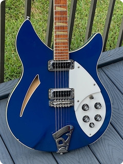 Rickenbacker Guitars 360 Os Old Style Double Bound  1982 Azurglo Finish 