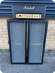 Marshall 20W Plexi Head And Pinstripe Cabinets 1967 BlackGreen