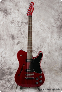 Fender Telecaster Thinline 2009 Crimson Red Transparent