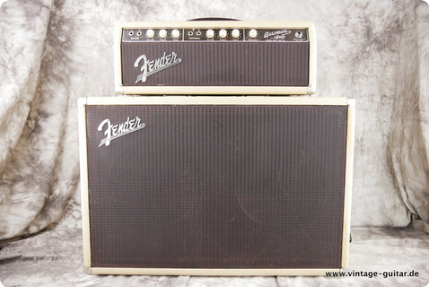 Fender Bassman Top And Cabinet 1961 White