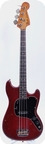 Fender Musicmaster Bass 1981 Wine Red