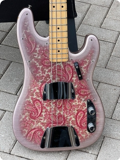 Fender Telecaster Paisley Bass  1968 Paisley Pink Finish 