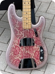 Fender Telecaster Paisley Bass 1968 Paisley Pink Finish